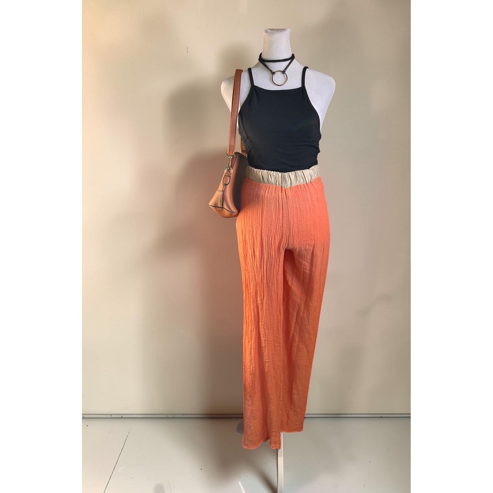 Moutaki Wide-Leg Textured Trousers
